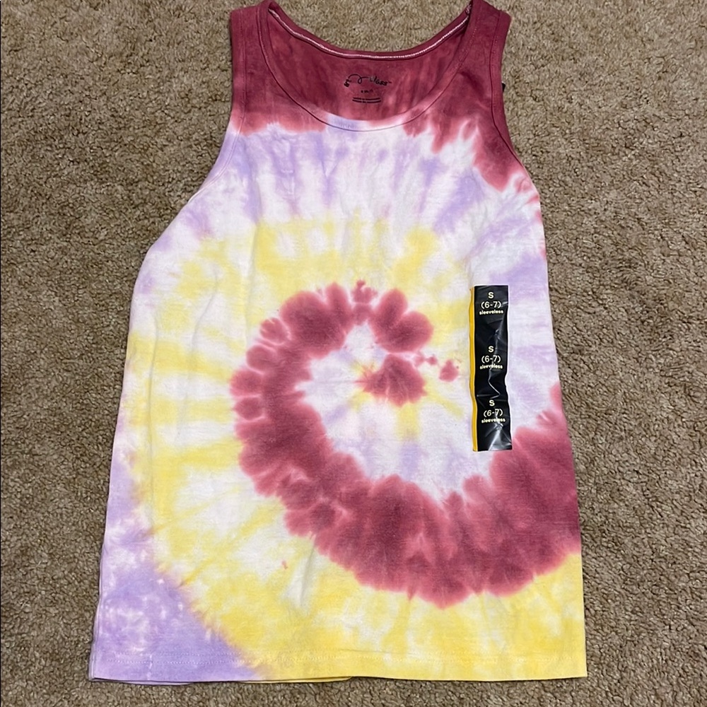 NWT Art Class Red and Yellow Sleeveless Tank Top